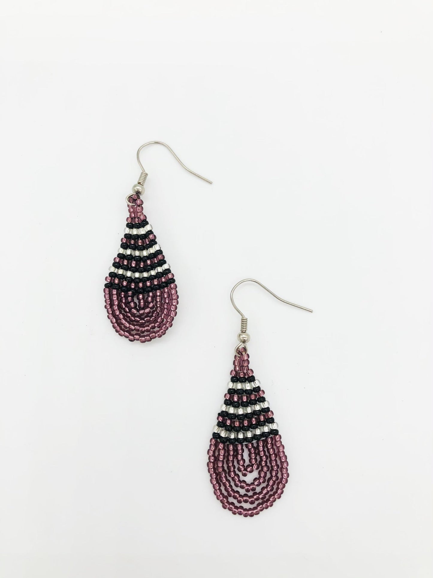 Small Caswell Earrings- Purple