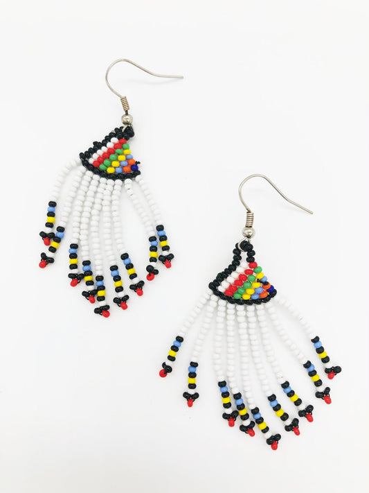 Kunu Earrings- White