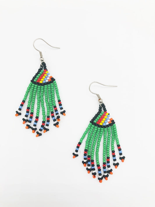 Kunu Earrings- Green