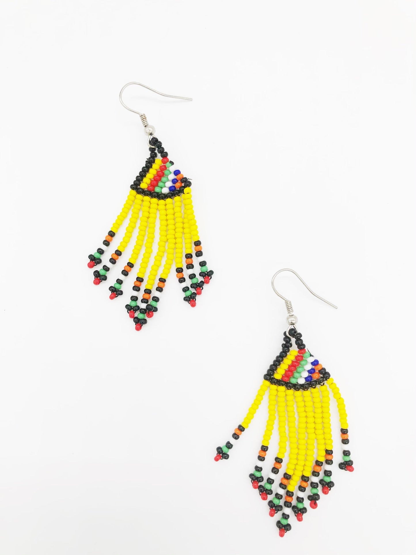 Kunu Earrings- Yellow/Red