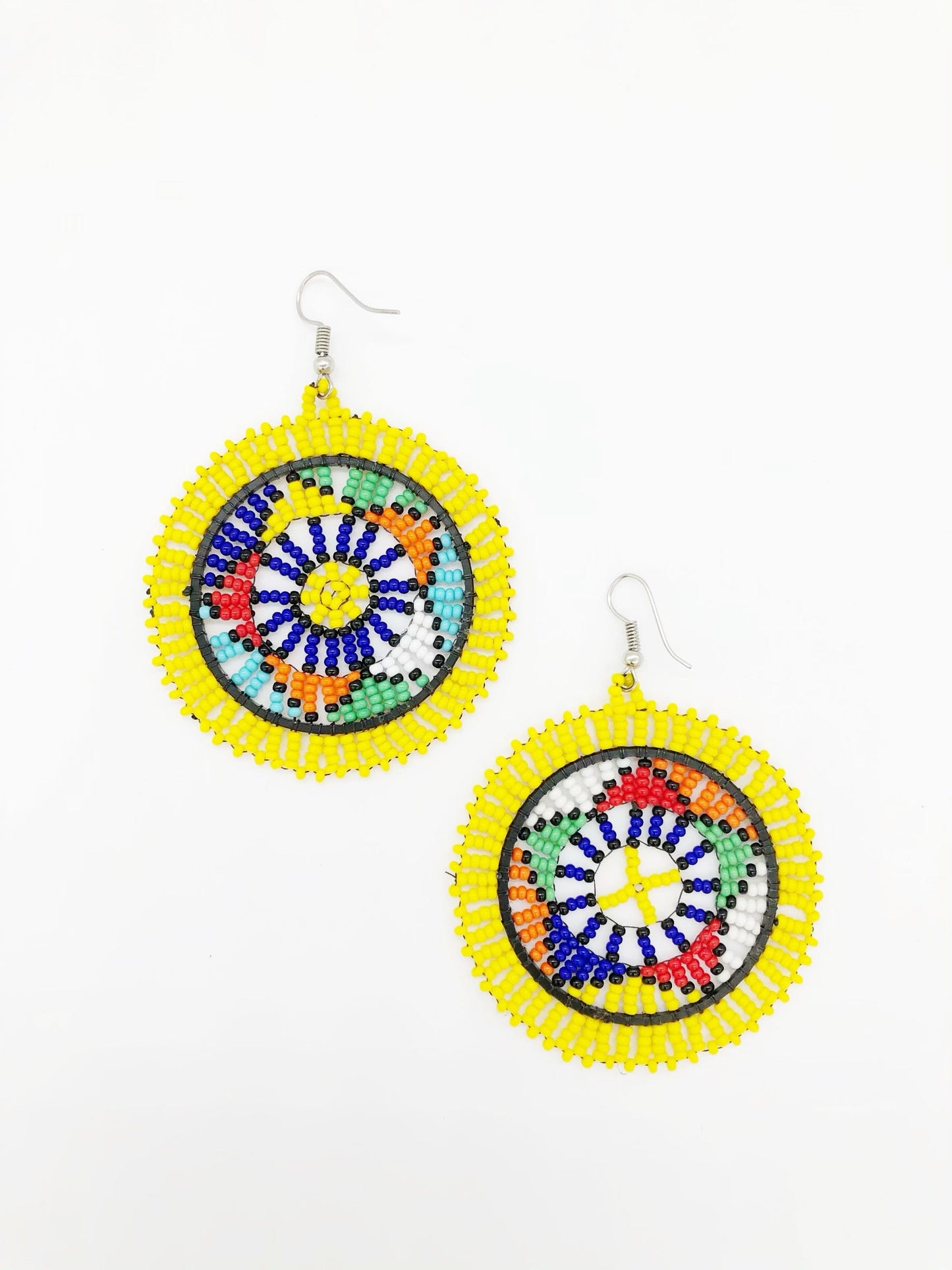 Large Nova Earrings- Yellow