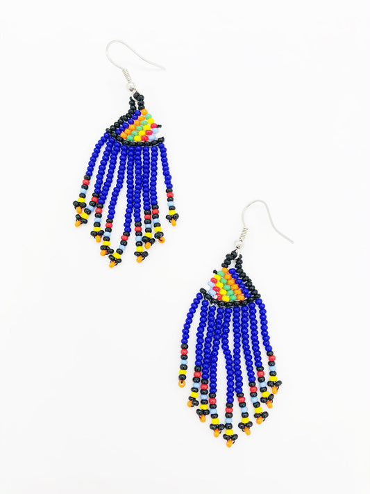 Kunu Earrings- Royal Blue