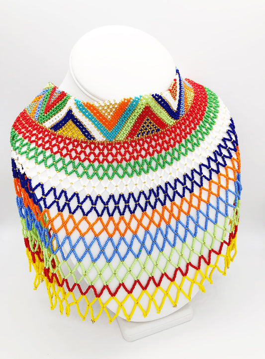 Mighty Basotho Morena Necklace-Multi