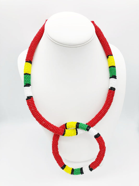 Ndebele Set- Red #1